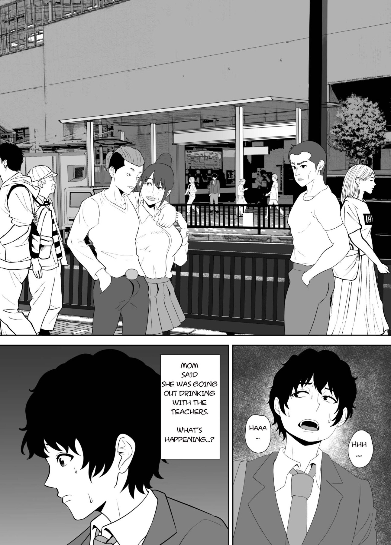 Hentai Manga Comic-Fallen mother after school-Read-17